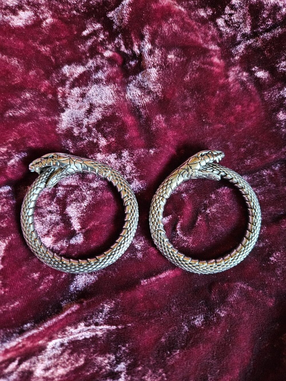 [3 for $25] Snake Ouroboros Hoop Ear Weights